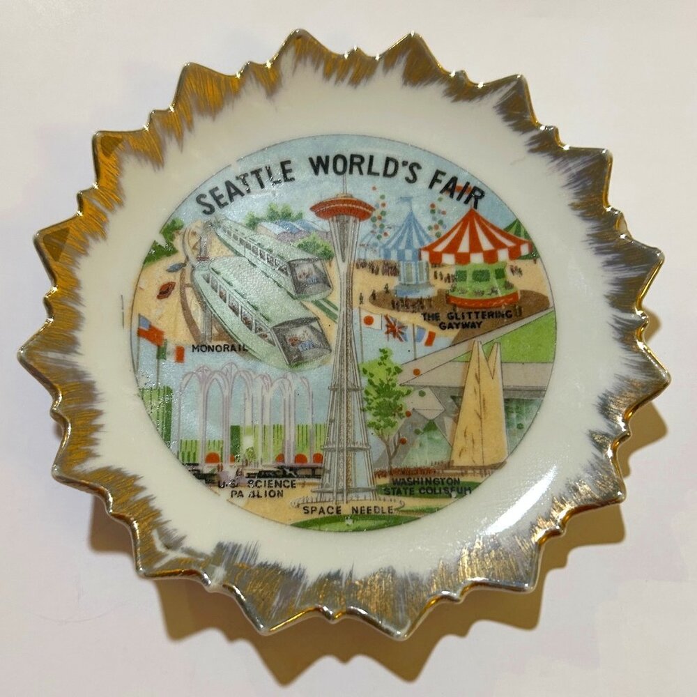 Seattle World's Fair Ceramic Souvenir Plate